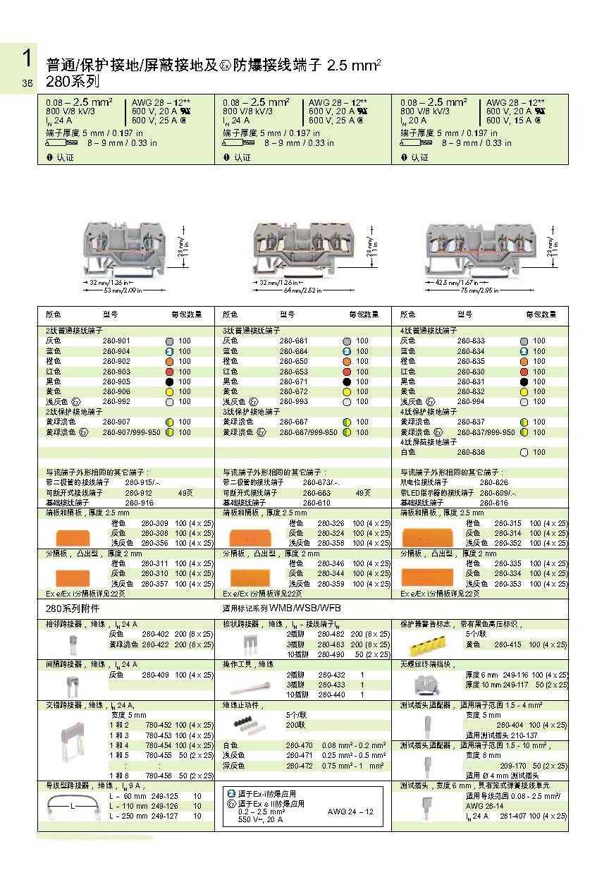 萬可接線端子