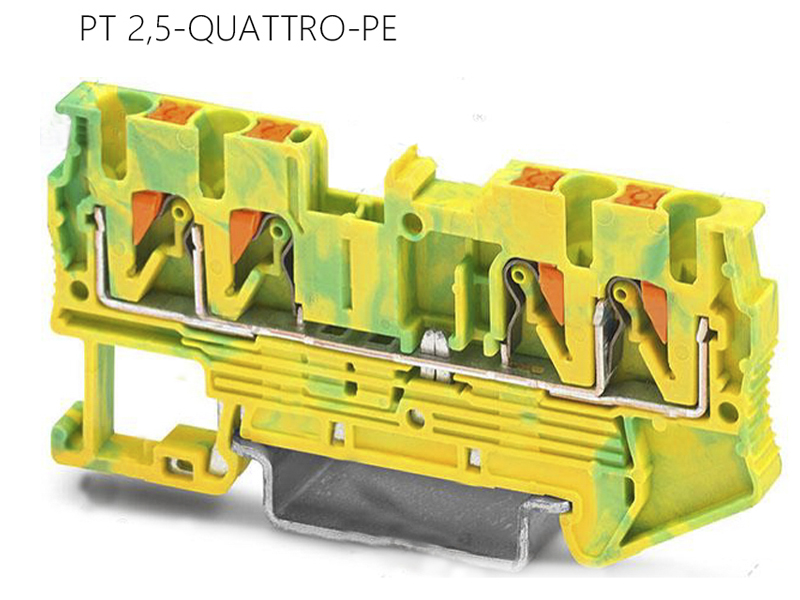 世麥德 直插式接地端子 PT2.5-QUATTRO-PE