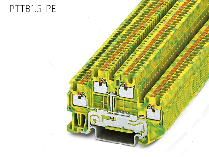 世麥德 直插式接地端子  PTTB1.5-PE