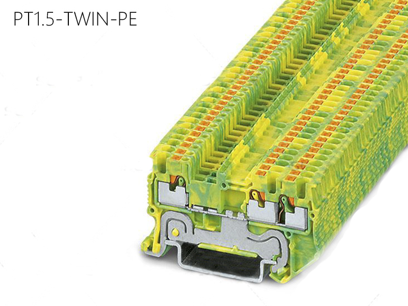 世麥德 直插式接地端子  PT1.5-TWIN-PE