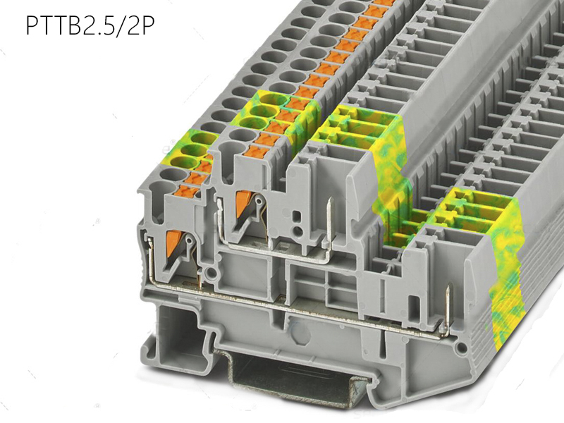 世麥德 直插式接線端子 PTTB2,5/2P
